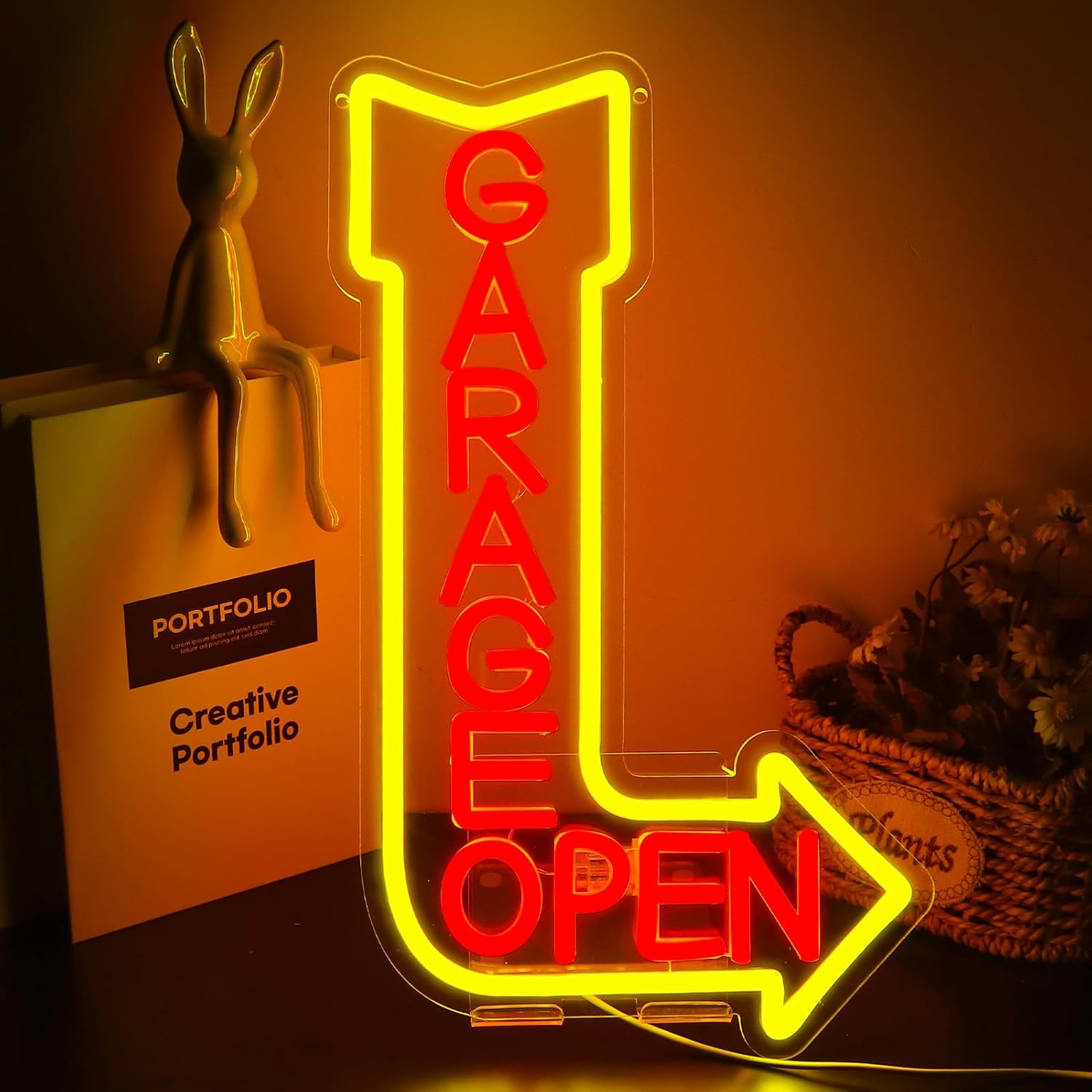 Auto Repair Shop Open - ﻿ 차고 오픈 네온사인 USB 전원