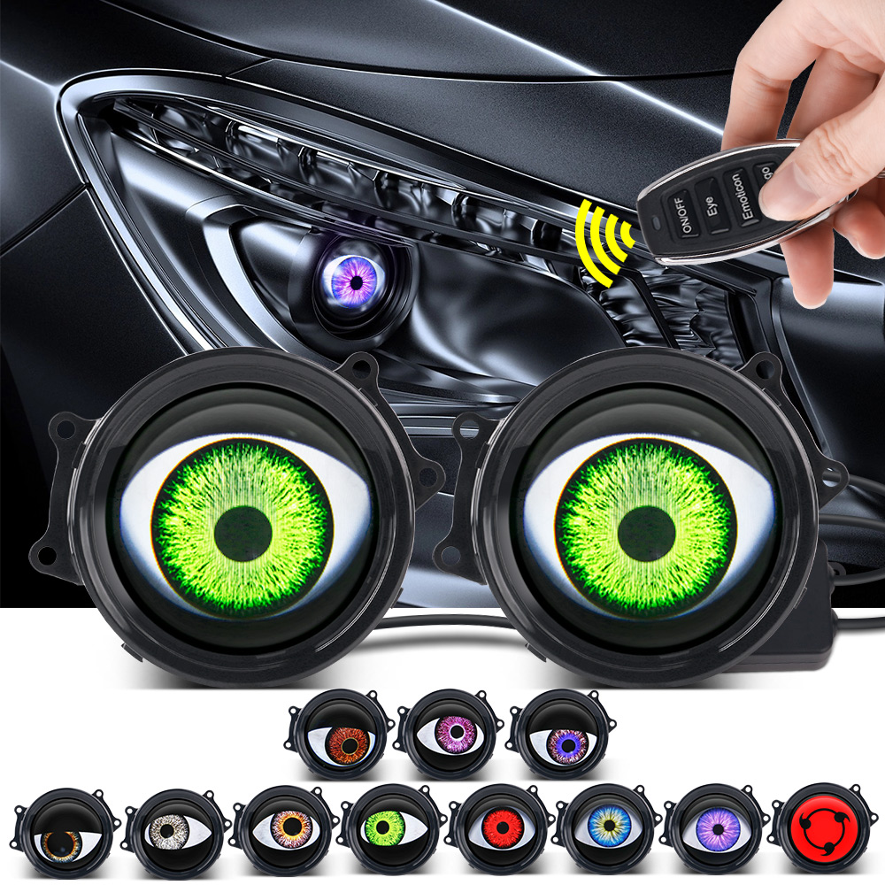 Headlight Aiming Tool - 자동차 다이내믹 악마의 눈 LED 조명,