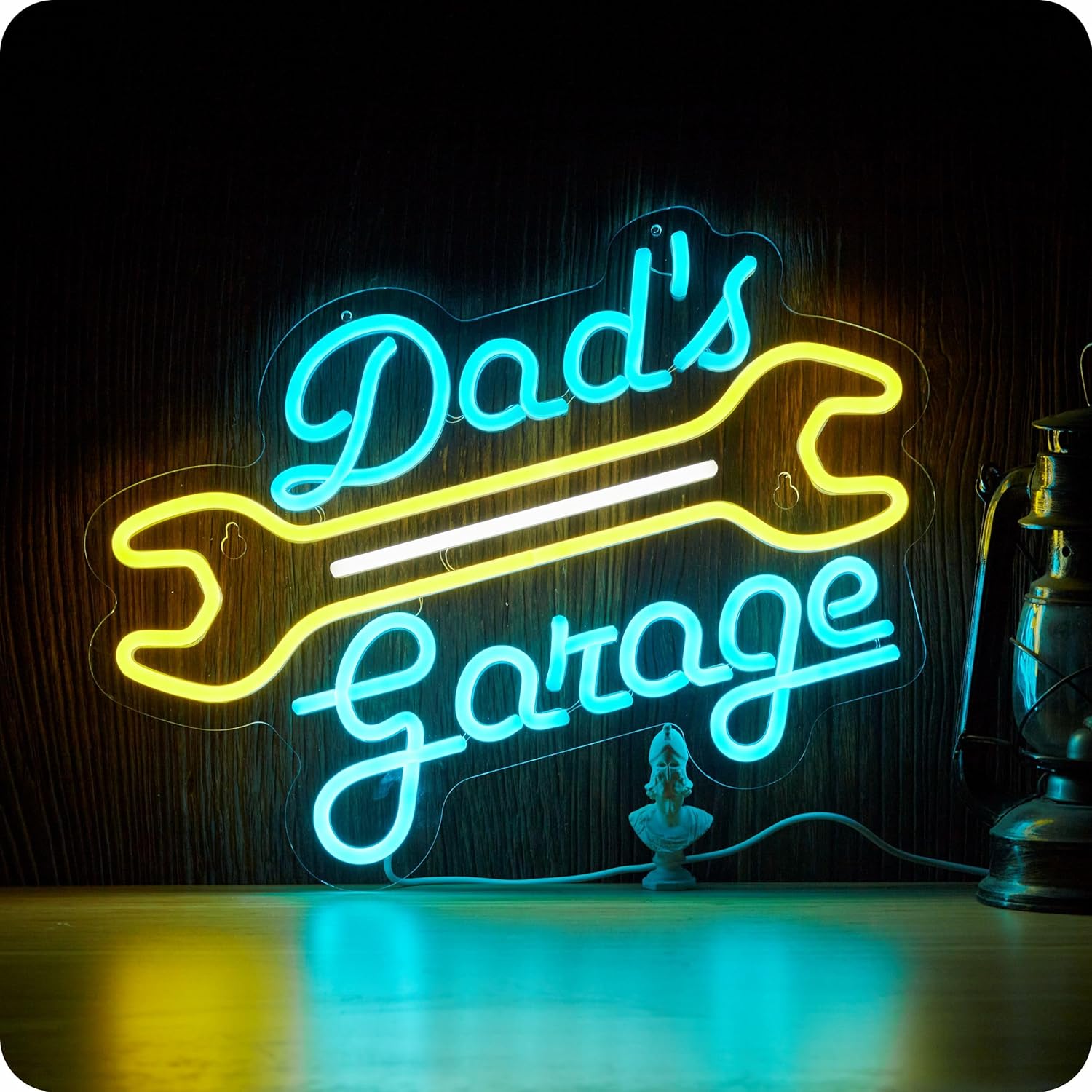 Auto Repair Shop Signs - 벽 장식용 차고 네온사인, 아빠의 차고