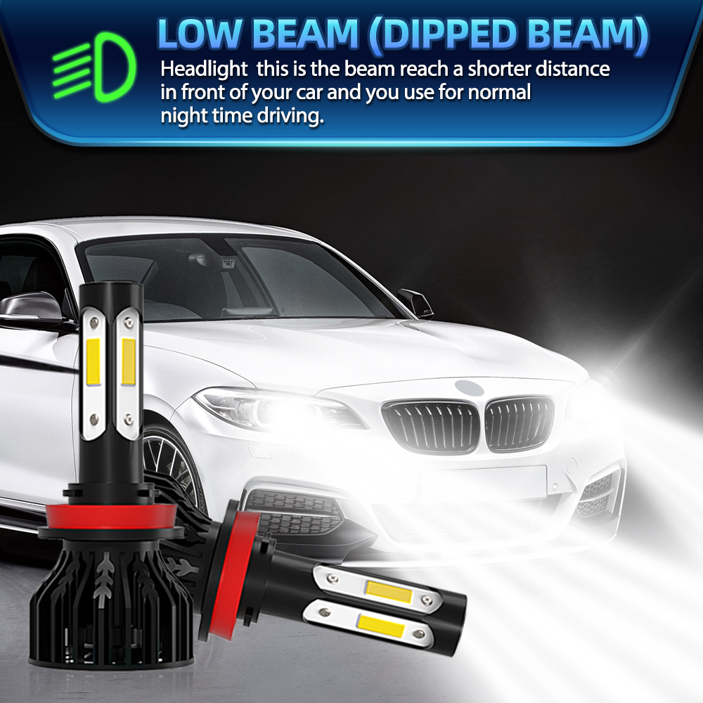 LED 자동차 헤드라이트 전구, 매우 밝은 자동차 조명 - Headlight Aiming Tool 리뷰 및 가격