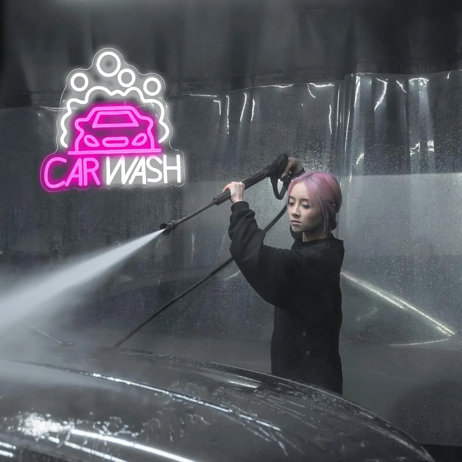 세단 LED 네온 조명 세차장 네온사인 파티 주유소 서 - Auto Repair Shop Signs 리뷰 및 가격