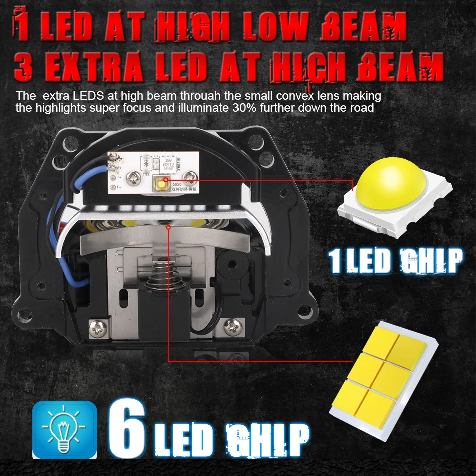 Bi LED 프로젝터 렌즈 3인치 헬라 헤드라이트용 하 - Headlight Aiming Tool 리뷰 및 가격