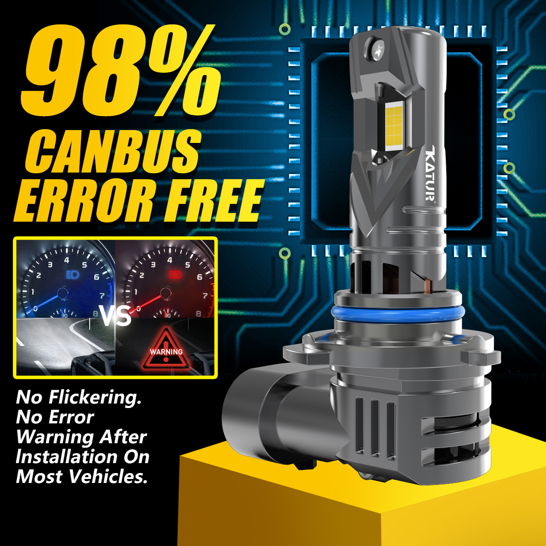 HIR2 LED 헤드라이트 전구, Canbus 자동차  - Headlight Aiming Tool 리뷰 및 가격