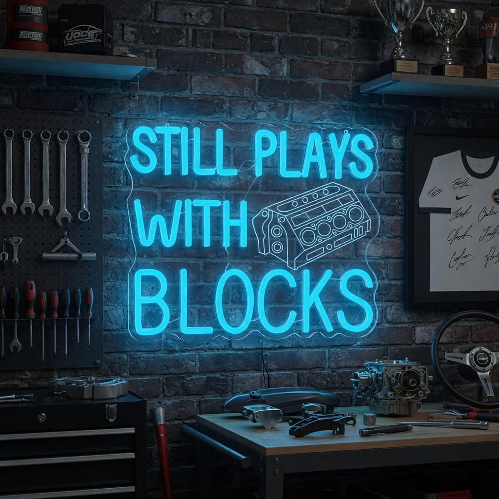 엔진 네온사인 디밍 가능 LED 조명, 차고, 자동차  - Auto Repair Shop Signs 리뷰 및 가격