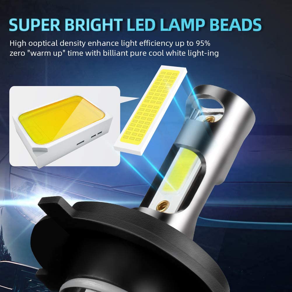 LED 헤드라이트 6000K 자동 램프 전구, 12V  - Headlight Aiming Tool 리뷰 및 가격