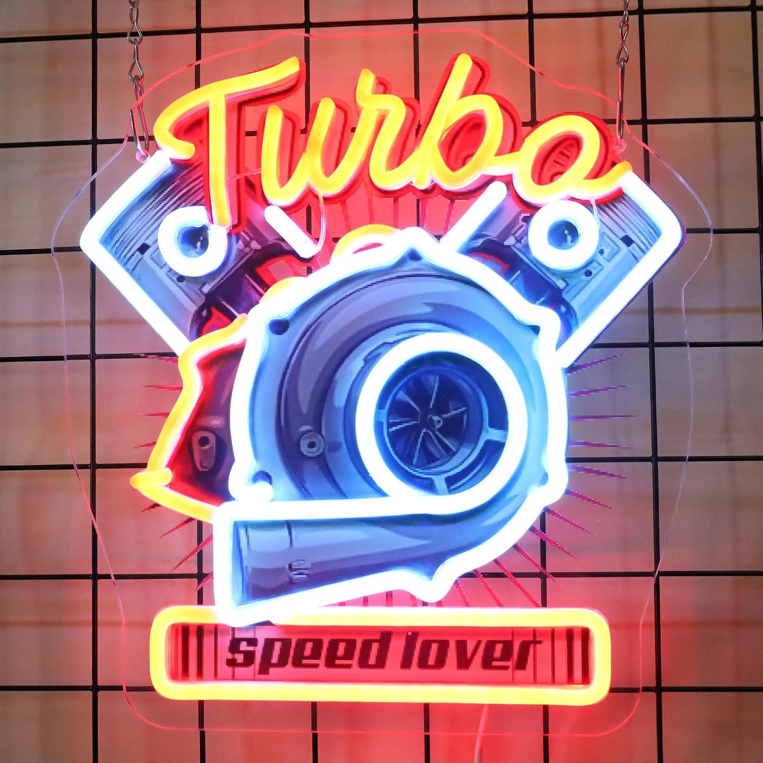터보 엔진 네온사인 디밍 가능 LED 조명 (자동차 정 - Auto Repair Shop Signs 리뷰 및 가격